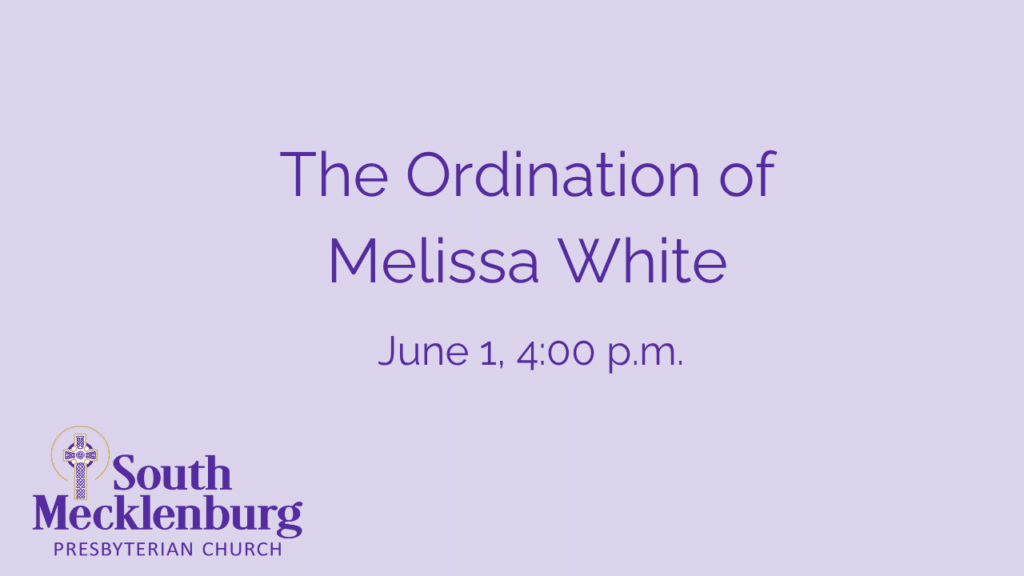 The Ordination of Melissa White